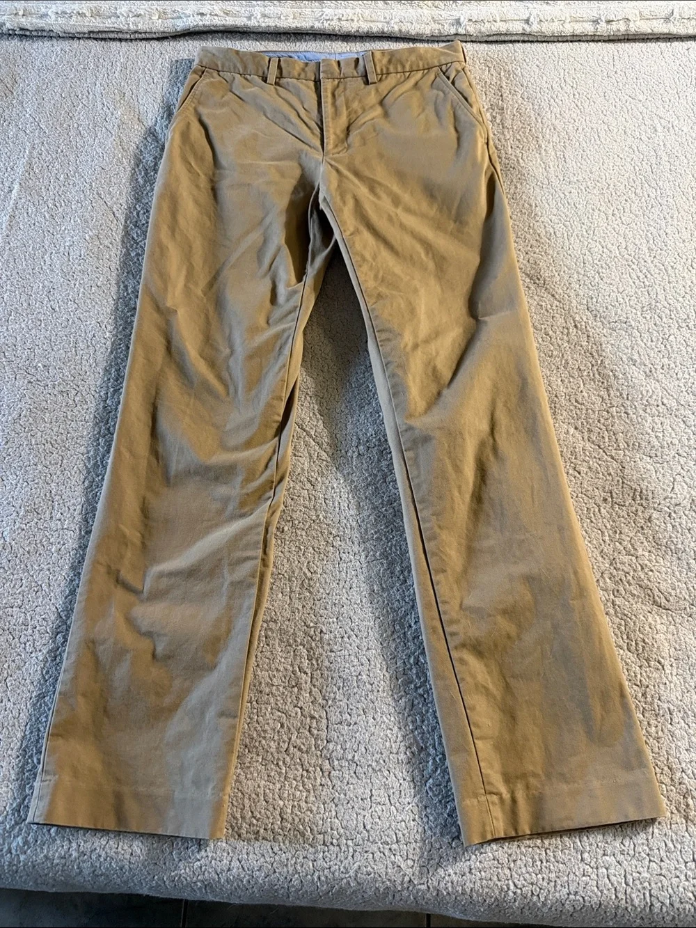 J. Crew Men's 100% Cotton Tan Chino Pants 32x34